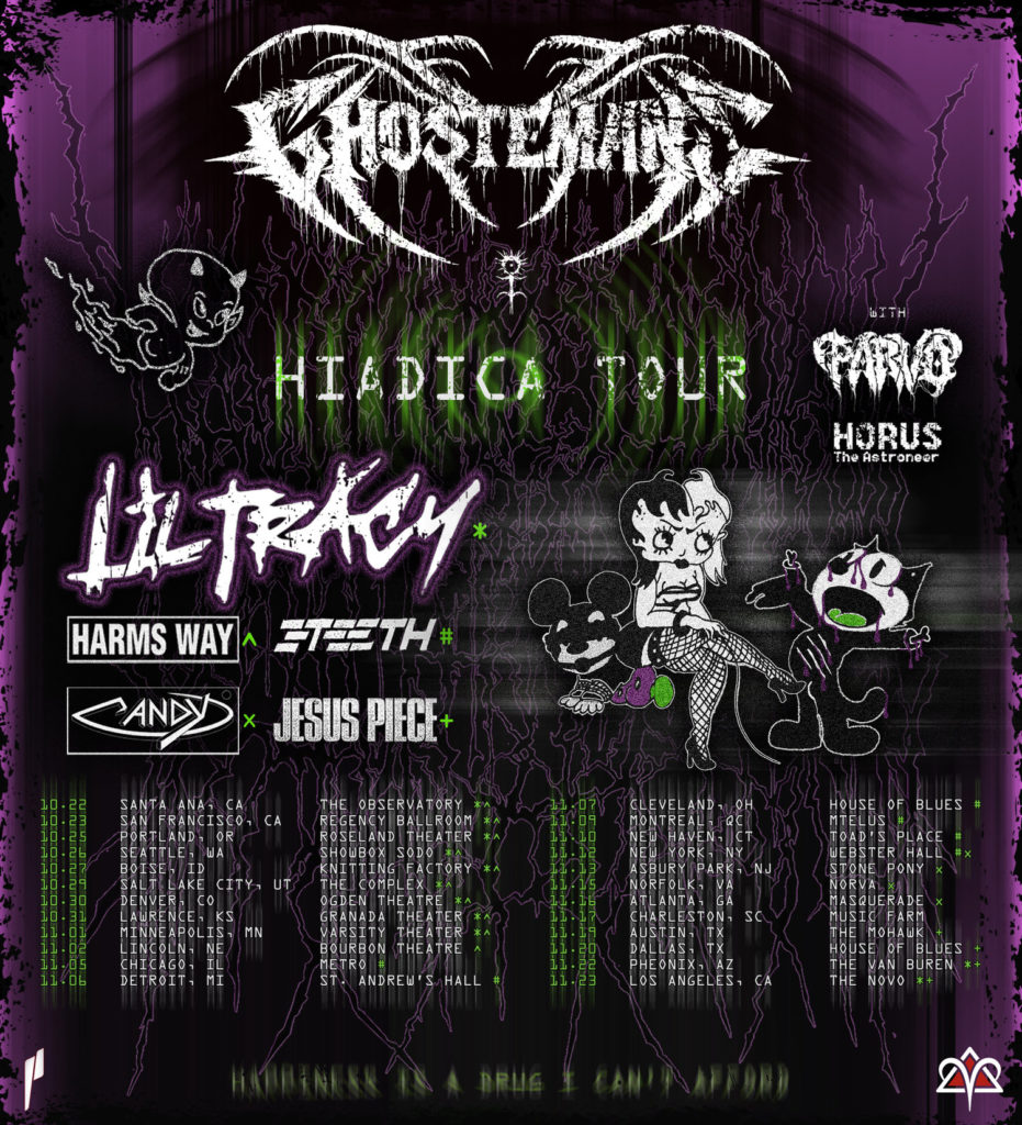 Ghostemane 2020 Tour
