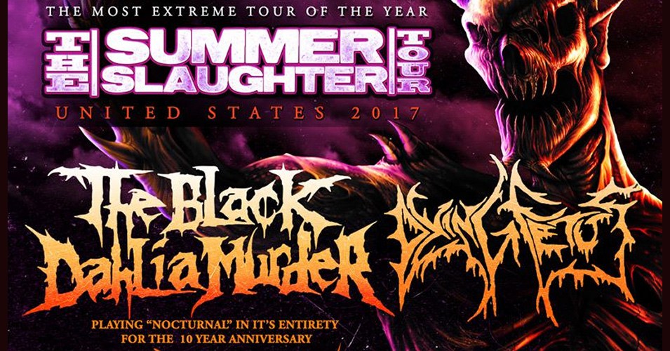 THE BLACK DAHLIA MURDER To CoHeadline The Summer Slaughter Tour With