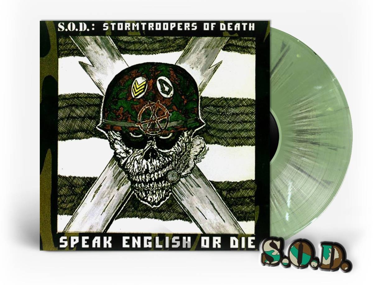 S o d. Stormtroopers of Death speak English or die. S.O.D. speak English or die. SOD speak English or die. S.O.D. (Stormtroopers of Death) albums.