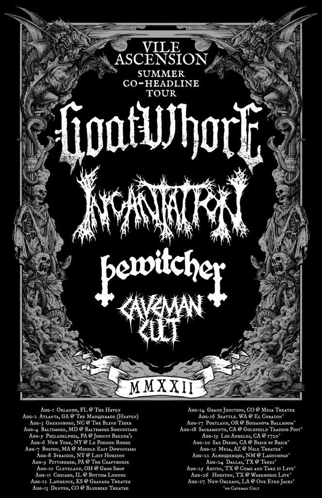 GOATWHORE More Shows Added To US CoHeadlining Tour With Incantation