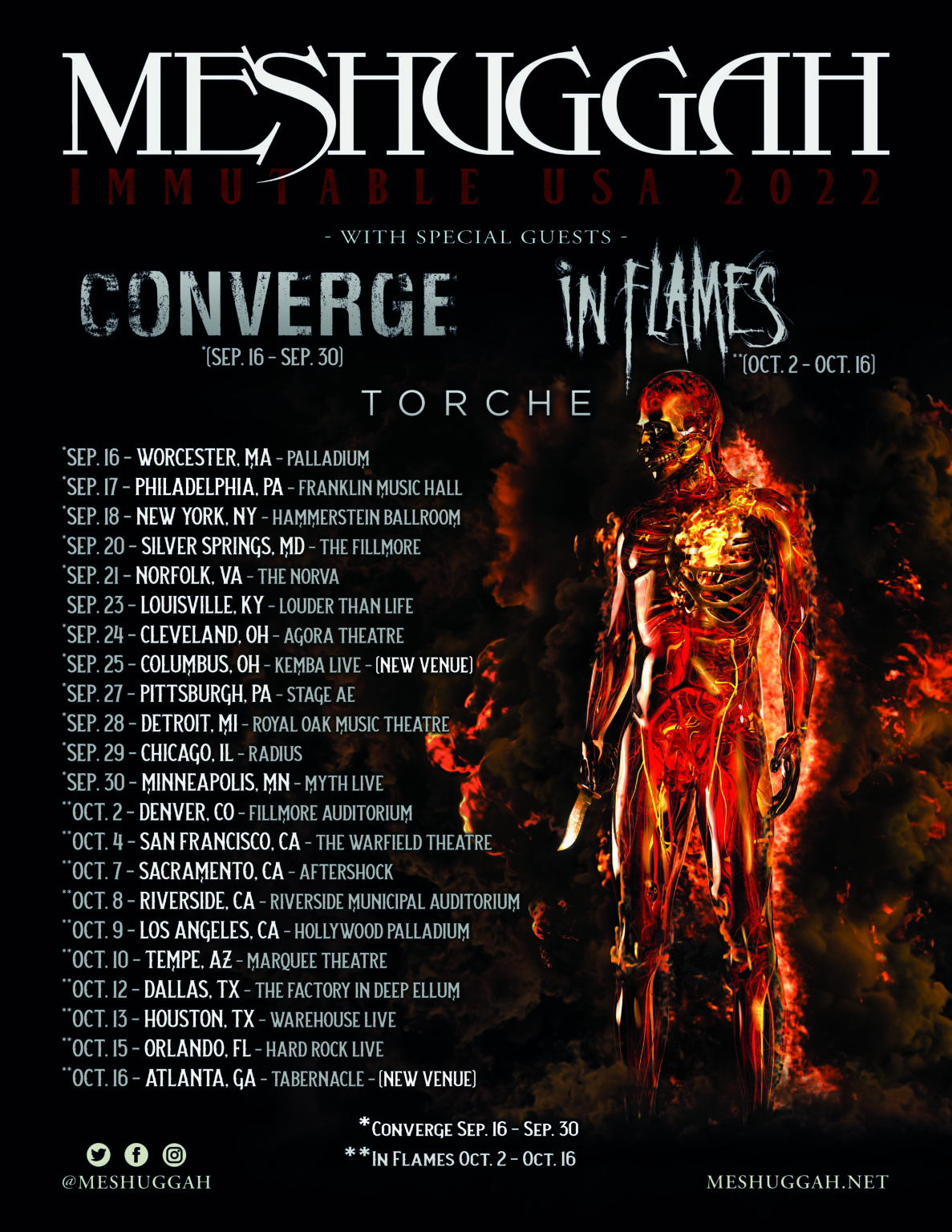 MESHUGGAH To Kick Off US Headlining Tour; Immutable Out Now On Atomic