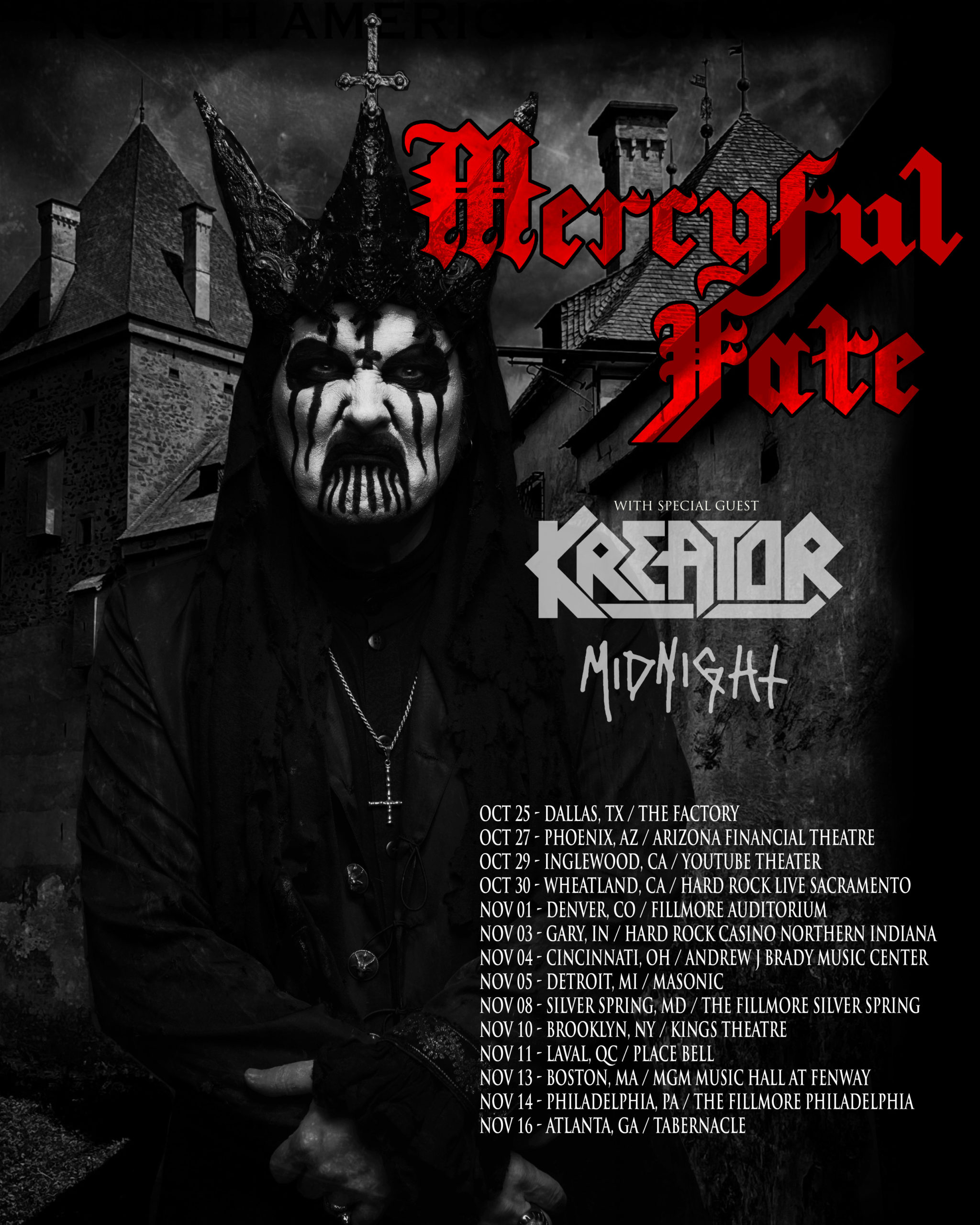 MERCYFUL FATE Announces First North American Headlining Tour In Over