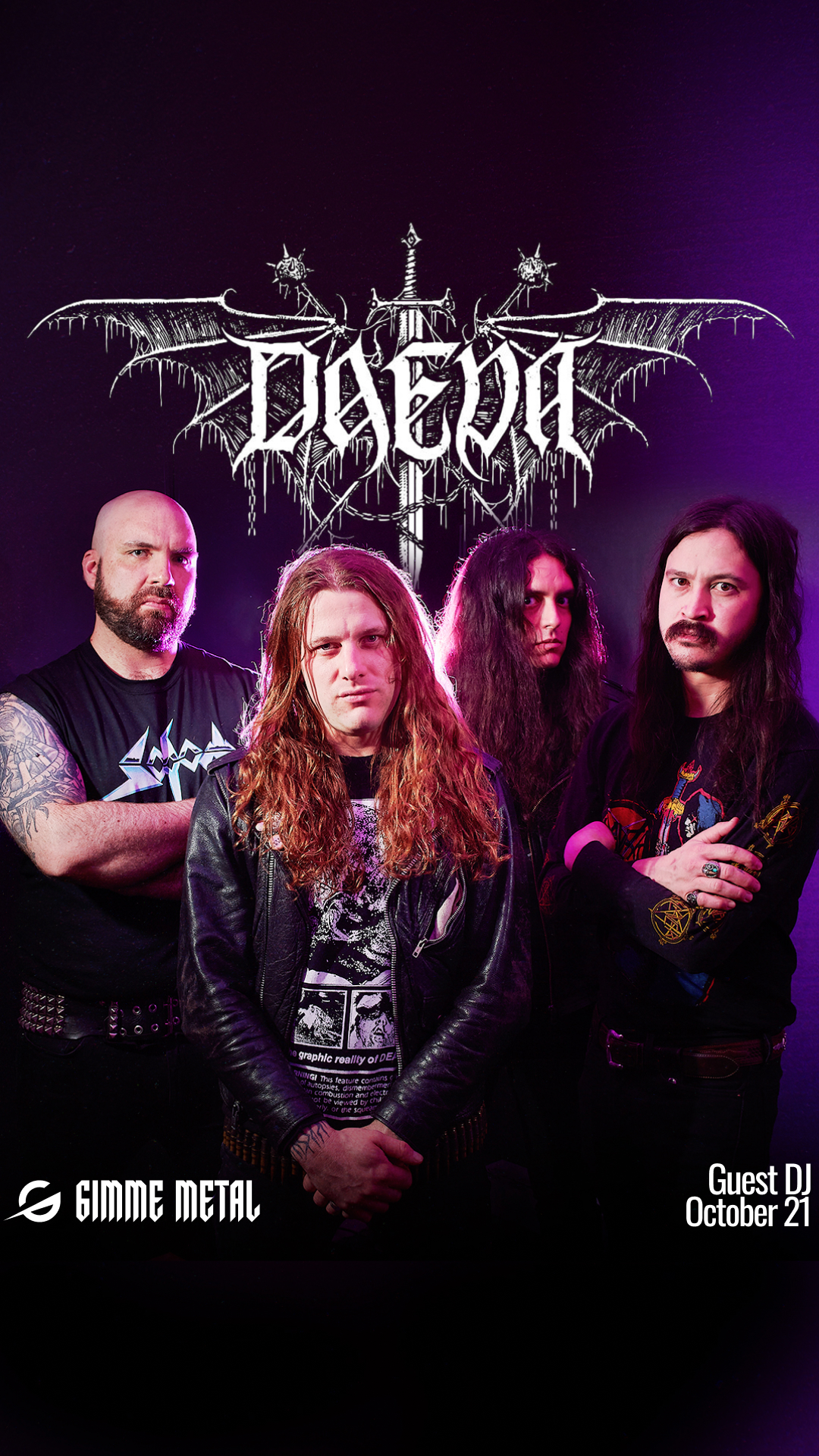 DAEVA: Philadelphia Black/Thrash Metal Crew To Host Gimme Metal